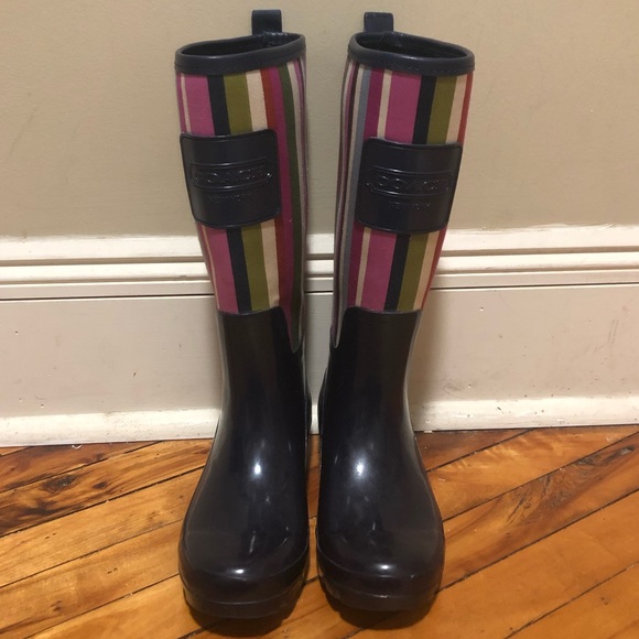 Coach Rain Boots - Picture 1 of 7